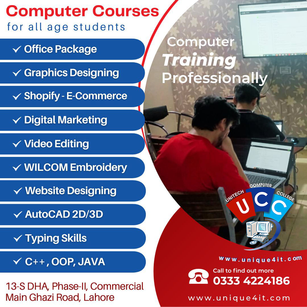computer college in dha lahore - computer short courses